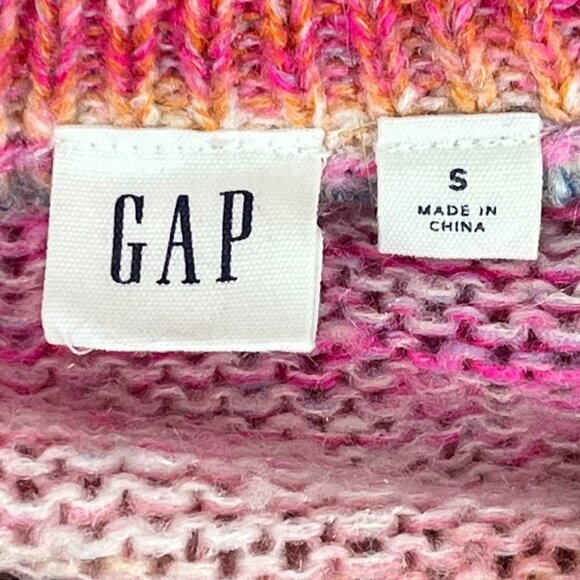 Gap Space Dyed Pullover Sweater Pastel Grandma Cottage School Boho Soft S - Picture 4 of 5